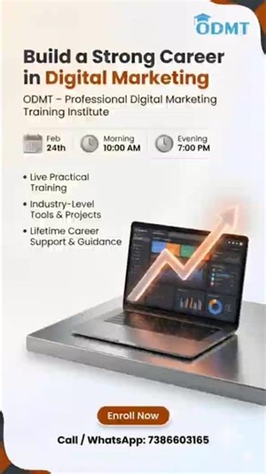 Digital Marketing Course in Telugu | AI Powered New Batch Feb 24 | Limited Seats | Join Now #dm