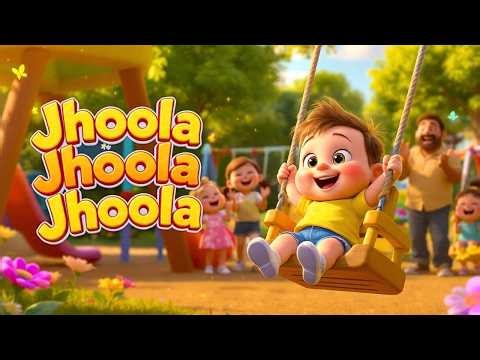 Jhoola Jhoola Jhoola 🎠 | Fun Swing Rhyme for Kids | CocoChant TV