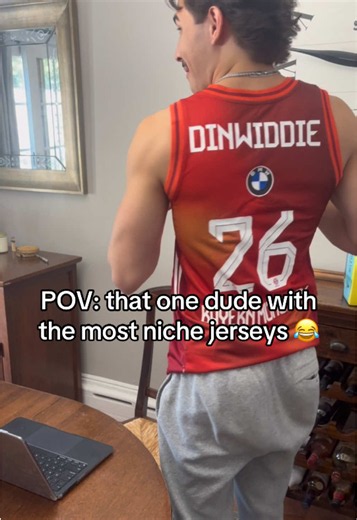What’s your most niche jersey?? #nba #nfl #skit #jerseys | Spencer Dinwiddie