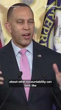 ‘Kristi Noem is 'a corrupt political hack,’ Jeffries says, adding that ICE is ‘out of control’