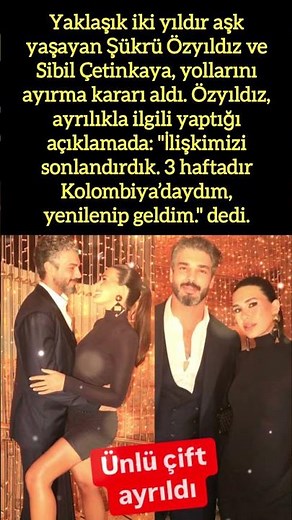 ŞÜKRÜ ÖZYILDIZ VE SİBİL ÇETİNKAYA AYRILDI!
