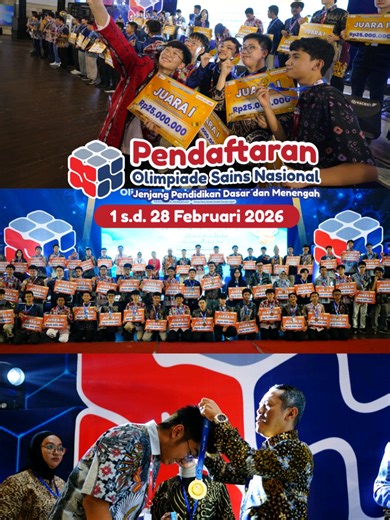 Pendaftaran Olimpiade Sains Nasional Masih Dibuka!