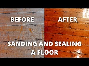 HOW TO SAND AND SEAL WOODEN FLOORS AS A DIYER