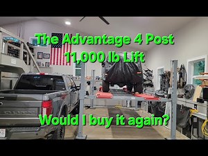 One year review of the Advantage 11k pound automotive lift