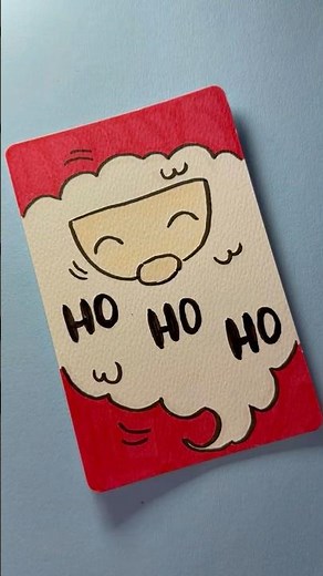 Santa Ho Ho Ho 🎅✨ | Easy & Fun Christmas Drawing Tutorial 🎨