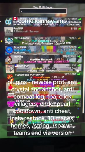 come join up, ip in my bio and dm me if u wan join the discord #fyp #minecraft #unstablesmp #java #smp