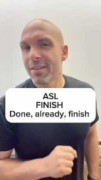 ASL: how to sign FINISH, all done, already, in the past #SignWithJP #ASL #signlanguage