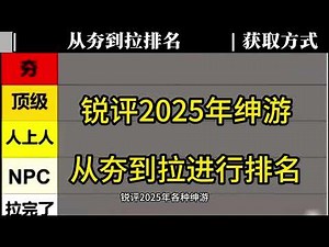 锐评2025年各种黄游 #绅士游戏 #steam #game