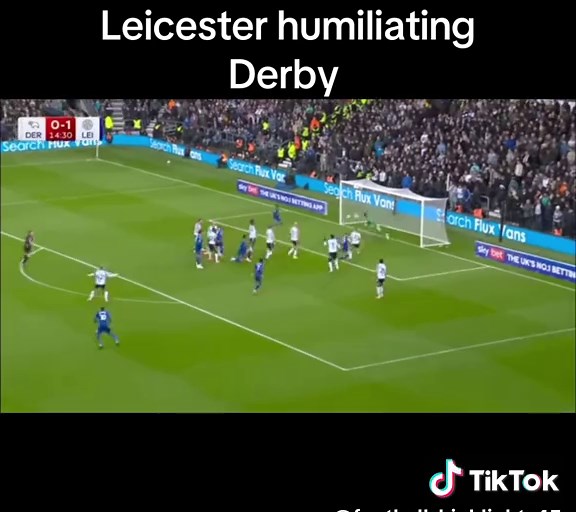 Derby county 1-3 Leicester city #derbycounty #leicestercity #hooligans #eflchampionship #lcfc