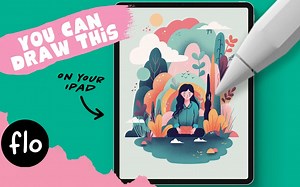 【Procreate】新手级教程 You Can Draw This in PROCREATE 手把手一步步教你绘制这幅噪点风格插画