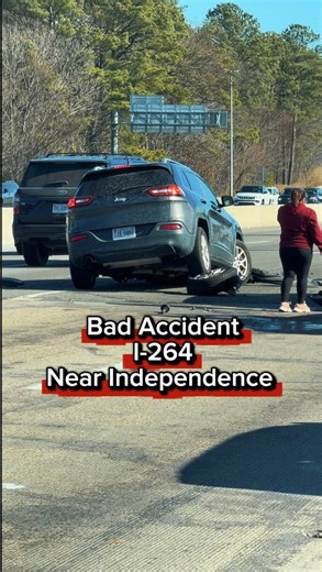 Amod Smith | ‼️Accident on I-264‼️ On Saturday (2-14-26) an accident in Virginia Beach involving several cars (near Witchduck & Independence) shut down... | Instagram