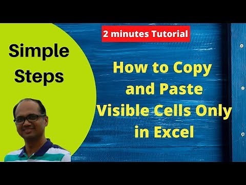 How to Copy and Paste Visible Cells only in Excel