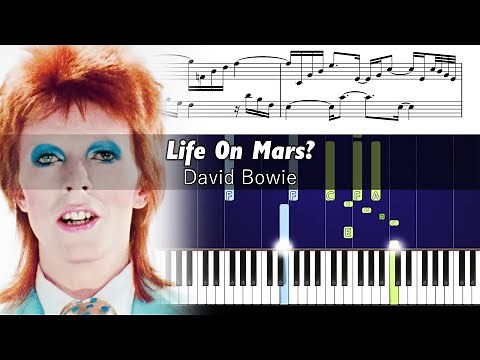 David Bowie - Life On Mars? - Accurate Piano Tutorial with Sheet Music