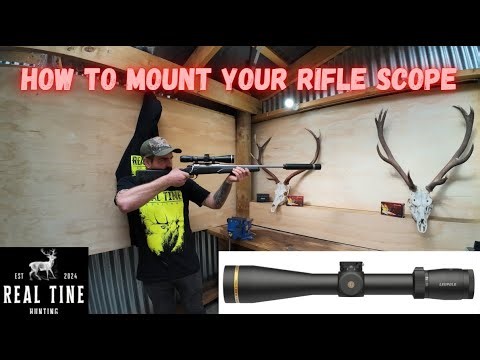 How To Mount Your Rifle Scope, Bore Sight And Sight In At The Range Tutorial .
