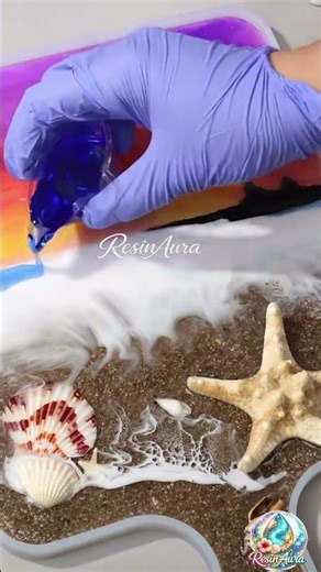 Resin Art Cutting Board ✨ | Satisfying DIY