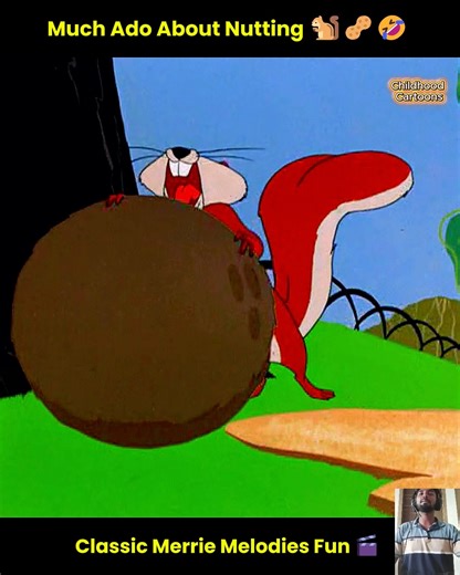 Much Ado About Nutting 🐿️🥜🤣 Squirrel Goes Nuts Over a Coconut! 🌴😂 Merrie Melodies Classic | Childhood Cartoons