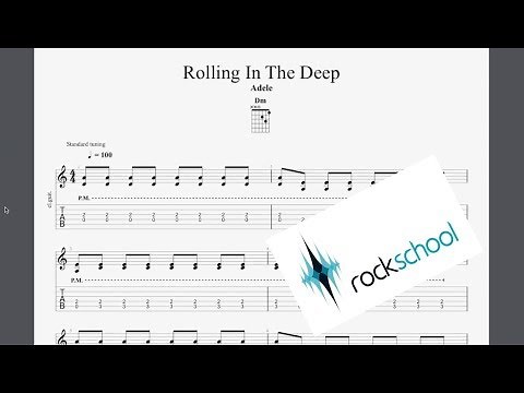 Rollin in the deep Rockschool Grade 1 Guitar Play Along