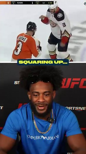 96K views · 1.2K reactions | “I love hockey fights.” We had fighters at #UFC300 react to @kevin_bieksa’s Superman punch.  | Sportsnet | Facebook