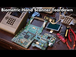 Biometric "HandPunch GT-400" Hand Scanner Teardown