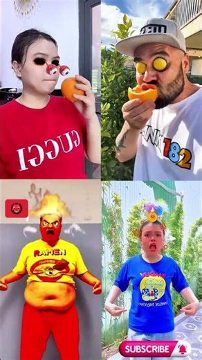 Orange Eyes Eating & Angry Ramen Belly 🍊👀🍜