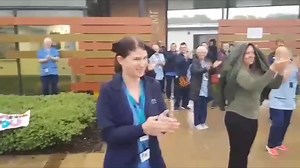 24K views · 546 reactions | Even torrential rain didn’t stop the 8pm clap at Woodland View Hospital! ❤️ | Irvine Herald and Kilwinning Chronicle | Facebook
