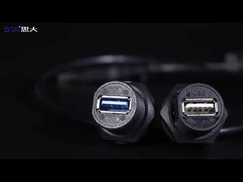 Plastic Waterproof USB Connector | IP68 | USB 2.0/3.0