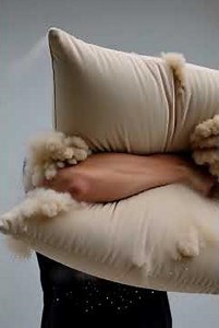 Giant Pillow Punch Explosion