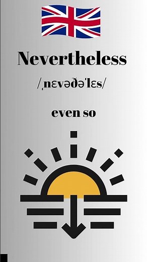 How to pronounce Nevertheless in English British Accent #learnenglish #learnenglishtogether