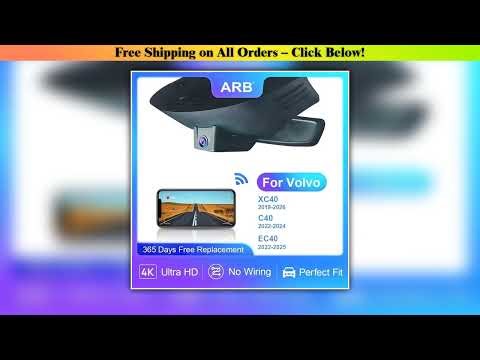 For Volvo XC40 2019-2026 EC40 C40 2022-2025 EX40 2024-2026 4K Dashcam, ARB OEM Look Car DVR with