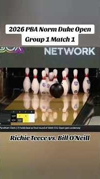2026 The Magnum Ice Cream Company PBA Norm Duke Open Group 1 Match 1 #shorts #bowling #pbabowling