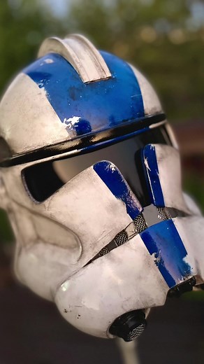 501st Clone Trooper Helmet Build and Drawing