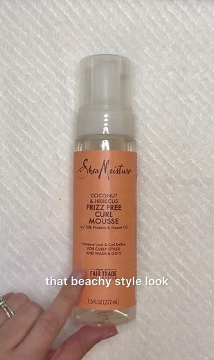 SHEA MOISTURE Coconut & Hibiscus Frizz-free Curl Mousse - 7.5 Fl Oz