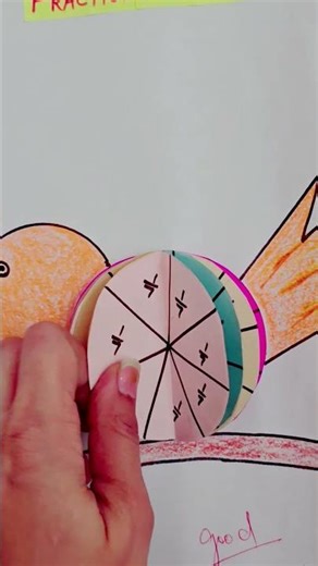 Fraction bird #schoolactivity #maths