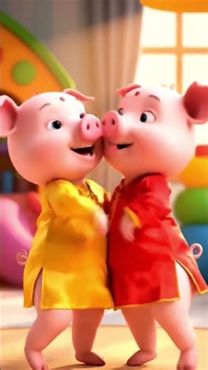 Cuteness Overload Wait for the little spin ​#Shorts #Viral #Trending #Funny#Dance #Animation#Cartoon