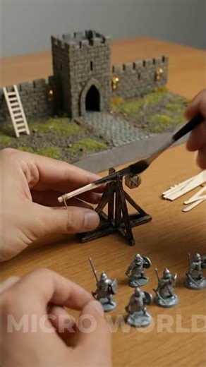 Tiny Medieval Castle Siege Took Days 🏰 #shorts #viralshorts