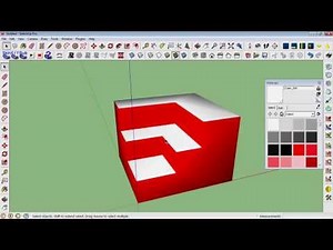 How to create Sketchup Logo in Sketchup