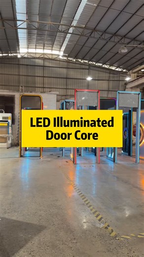 LED-lit stainless steel doors with perlite board & soundproof cotton filling. Top-tier heat insulation fire resistance, ideal for commercial & residential construction projects. Elevate your builds! #LEDStainlessSteelDoor #ConstructionSolutions #FireproofDoors #InsulationDoors #opuomen | Opuomen Door and Window Factory