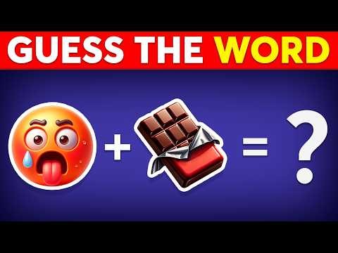 Can You Guess The WORD By Emojis? 🤔 Emoji Quiz 2026