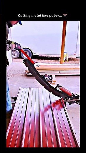 Genius Tool for Cutting Corrugated Metal