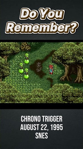 Remember This Game? Chrono Trigger (SNES, 1995) #retrogaming