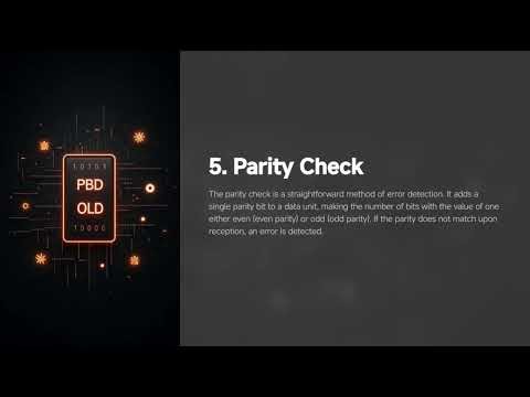 Error detection and correction techniques in Computer Networks |FAHAD T P