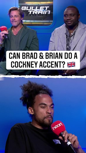 Brad Pitt and Brian Henry doing Cockney accents 🤌 🇬🇧 | Heart