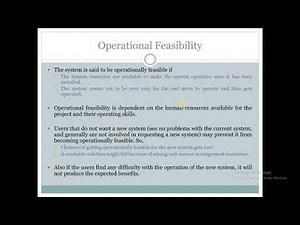 Operational Feasibility Analysis/Study in an Information System Design [Part-1]