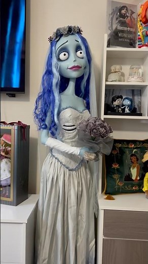 Lifesize Emily from Corpse Bride🩵 #corpsebride #timburton #halloween #halloweendecor #movie #movies