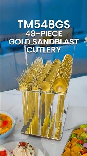 ✨ Luxury Gold Cutlery Set – 48-Piece Elegance for Your Table 🍽