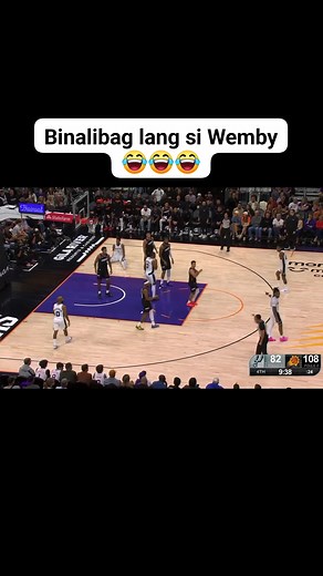 Binalibag lang si Wemby 😂😂😂 #basketball #basketballhighlights #NBA #nbahighlights #wemby #Spurs | SG Basketball Highlights