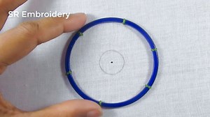 hand embroidery amazing flower design | SR Embroidery