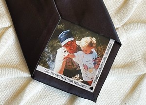 Custom Photo Tie Patch | Father of the Bride | Groom Gift | Neck Ties for | Anniversary | Father of the Groom | Wedding Father Gifts Patches - Etsy