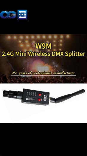 Liza on Instagram: "2.4G Wireless DMX Amplifier with Lumen Radio chipset , Mini Stage Lighting Wireless DMX Splitter . - PRO CRWX◆W-DMX 2.4GHz Wireless DMX Transmitter and receiver - Official Lumen Radio Chipset -- TiMo Fx - OEM/ODM Support - Transmitter Power in mW:100mW - DMX Thru : 3PIN & 5PIN XLR Out optional - 1 Universe - Power input: TYPE-C DC 5V 500MA - LED Signal #Wireless #wirelessdmx #lumenradio #dmxwireless #dmx512 #dmxsplitter #stagelighting #dmx #stagelights #dmx512controller #stag