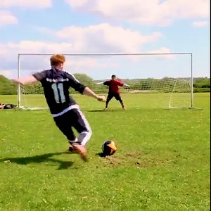 Corkscrew Penalty ⚽️💥 ———————————— #gnt #gingerninjatrickster #martialarts #taekwondo #kicks #kicking #kick #flip #flips #stunt #stunts #training #tricking #fun #corkscrew #football #penalty #cork #trickpenalty #soccer | Ginger Ninja Trickster